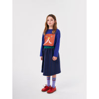 Bobo Choses Dark Brown Bobo Choses Ribbed Stripes Skirt