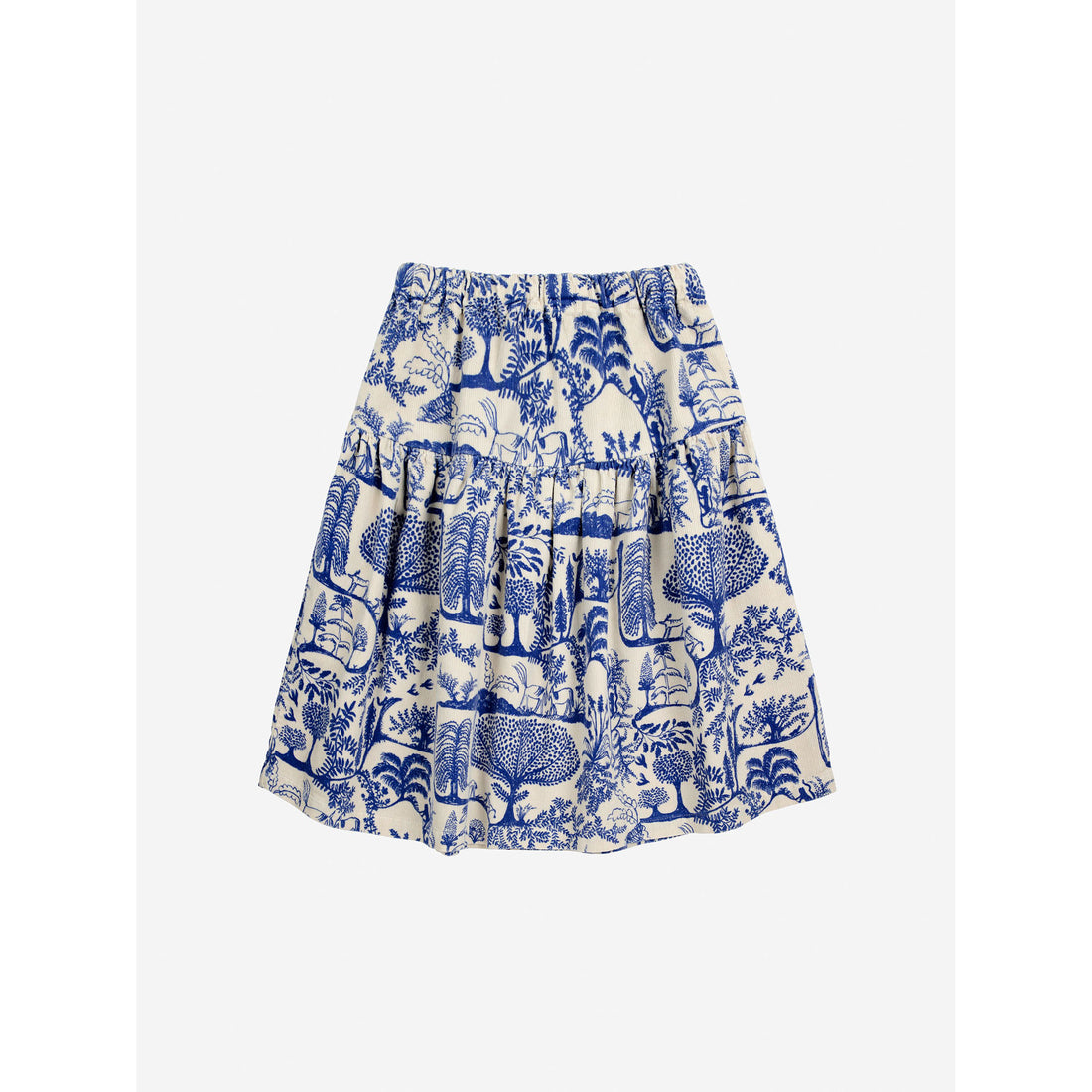 Bobo Choses White Wonderland Allover Micro Corduroy Skirt