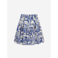 Bobo Choses White Wonderland Allover Micro Corduroy Skirt