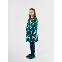 Bobo Choses Dark Green Magic Shoes Allover Dress