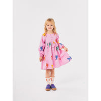 Bobo Choses Pink Wonder Horse Allover Woven Dress