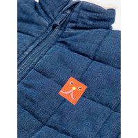Bobo Choses Blue B.C Vintage Denim Quilted Jacket