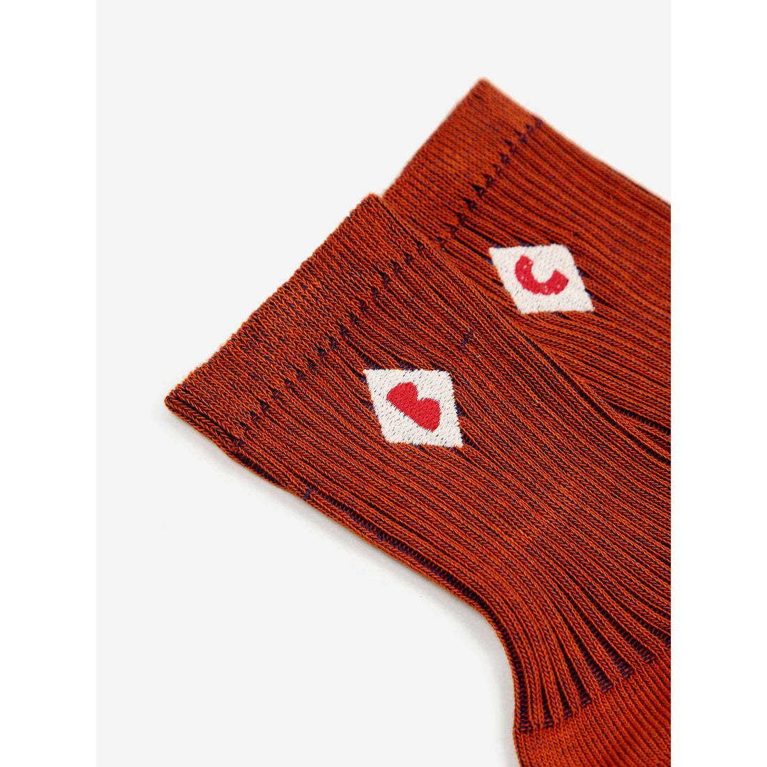 Bobo Choses Burgundy Red B.C Bicolor Short Socks