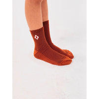 Bobo Choses Burgundy Red B.C Bicolor Short Socks