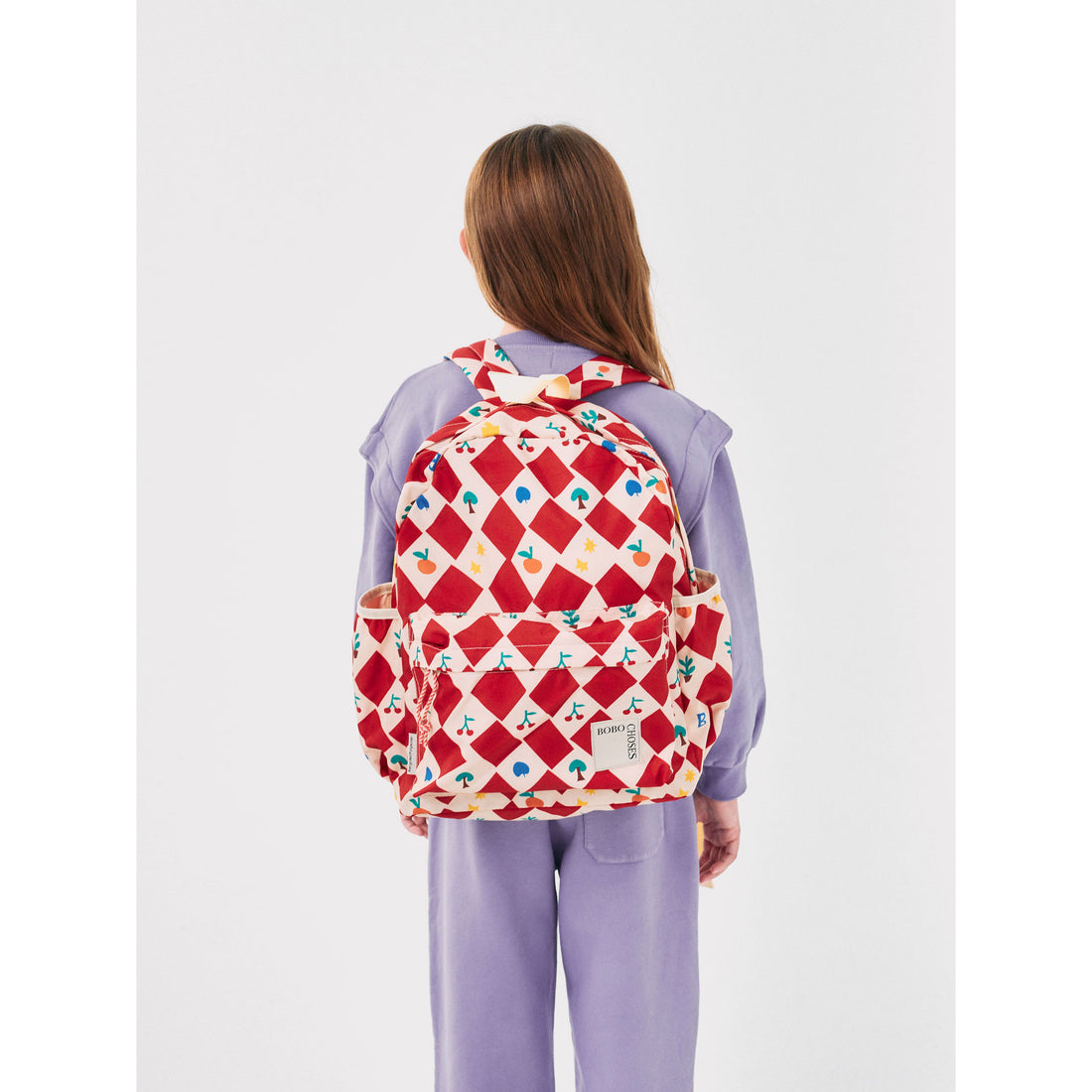 Bobo Choses Multicolor Harlequin Allover Backpack