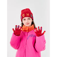Bobo Choses Red Bobo Choses Knitted Gloves