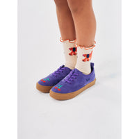 Bobo Choses Purple Cherry Corduroy Sneakers