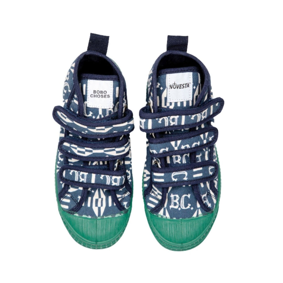 Bobo Choses Midnight Blue B.C Vintage Allover High Sneakers