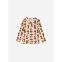 Bobo Choses Pink Dices All Over Baby T-Shirt