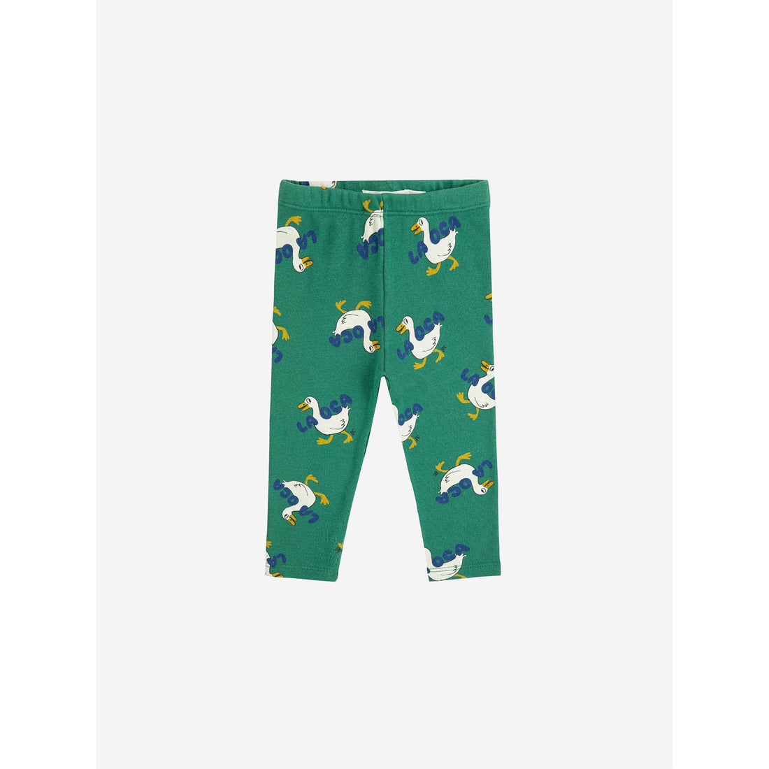 Bobo Choses Green La Oca All Over Baby Leggings