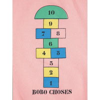 Bobo Choses Pink Hopscotch Baby Sweatshirt