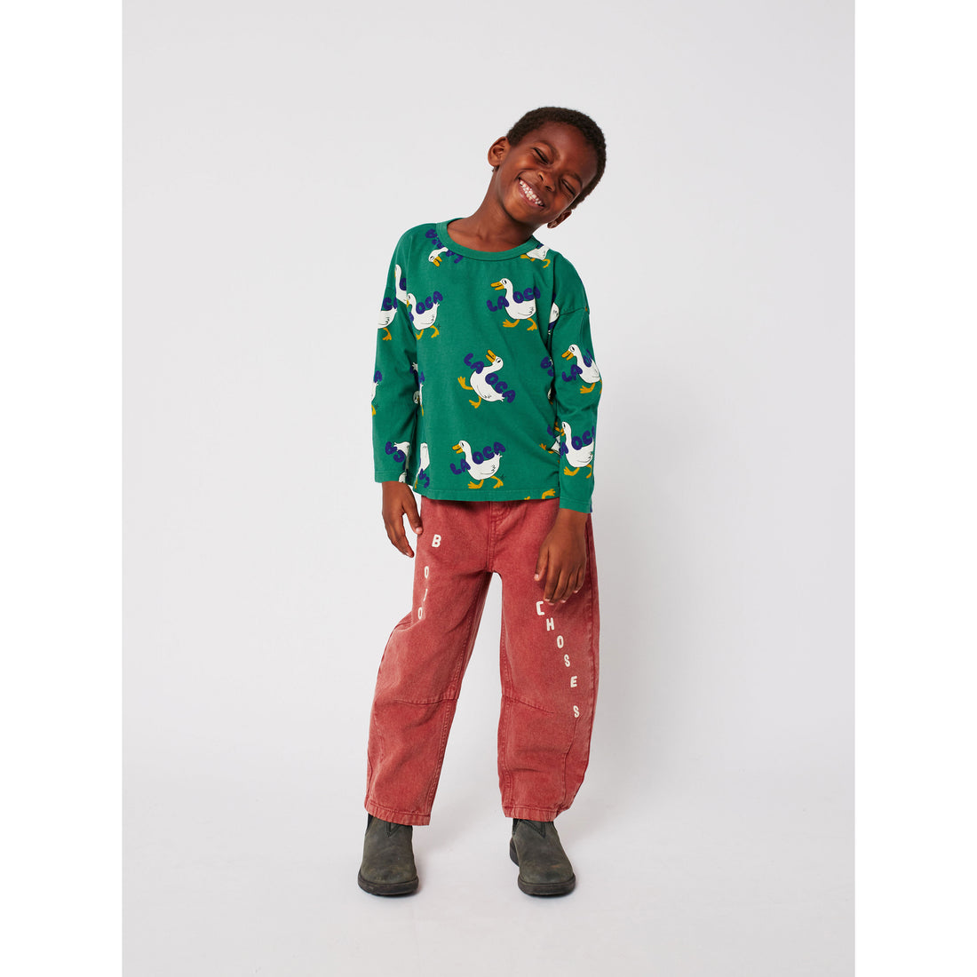 Bobo Choses Green La Oca Sweatshirt