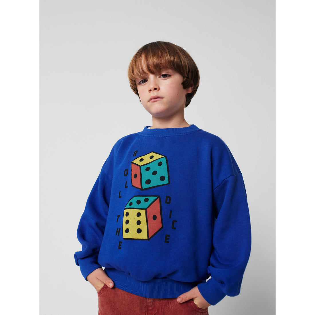 Bobo Choses Blue Roll The Dice Sweatshirt