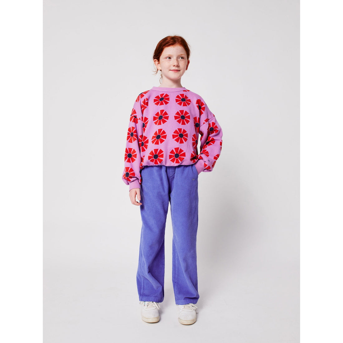 Bobo Choses Purple Kaleidoscope All Over Sweatshirt