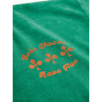 Bobo Choses Green Have Fun Velvet Sweatshirt