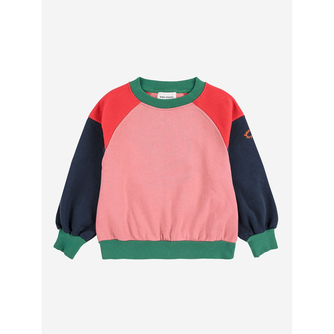 Bobo Choses Multicolor Tic Tac Toe Color Block Sweatshirt