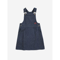 Bobo Choses Navy Blue Tic Tac Toe Denim Dress