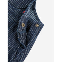 Bobo Choses Navy Blue Tic Tac Toe Denim Dress