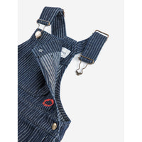 Bobo Choses Navy Blue Tic Tac Toe Denim Dress