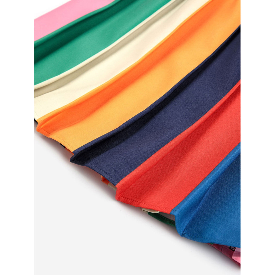 Bobo Choses Multicolor Bobo Color Block Pleated Skirt
