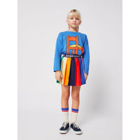 Bobo Choses Multicolor Bobo Color Block Pleated Skirt