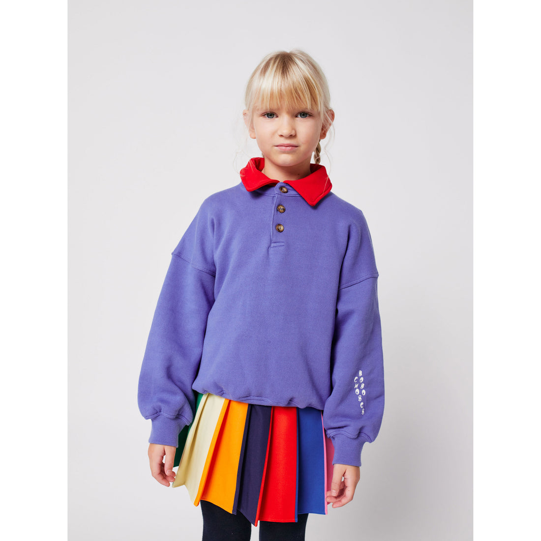 Bobo Choses Purple Bobo Choses Polo Sweatshirt