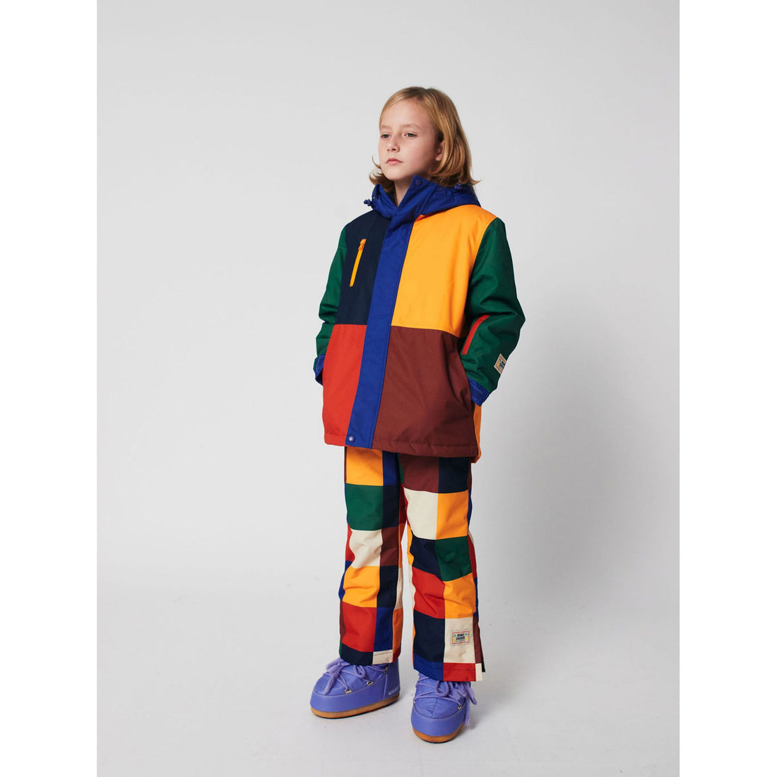 Bobo Choses Multicolor Bobo Choses Color Block Ski Anorak