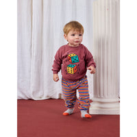Bobo Choses Brown Roll The Dice Baby Sweatshirt