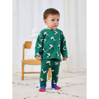 Bobo Choses Green La Oca All Over Baby T-Shirt