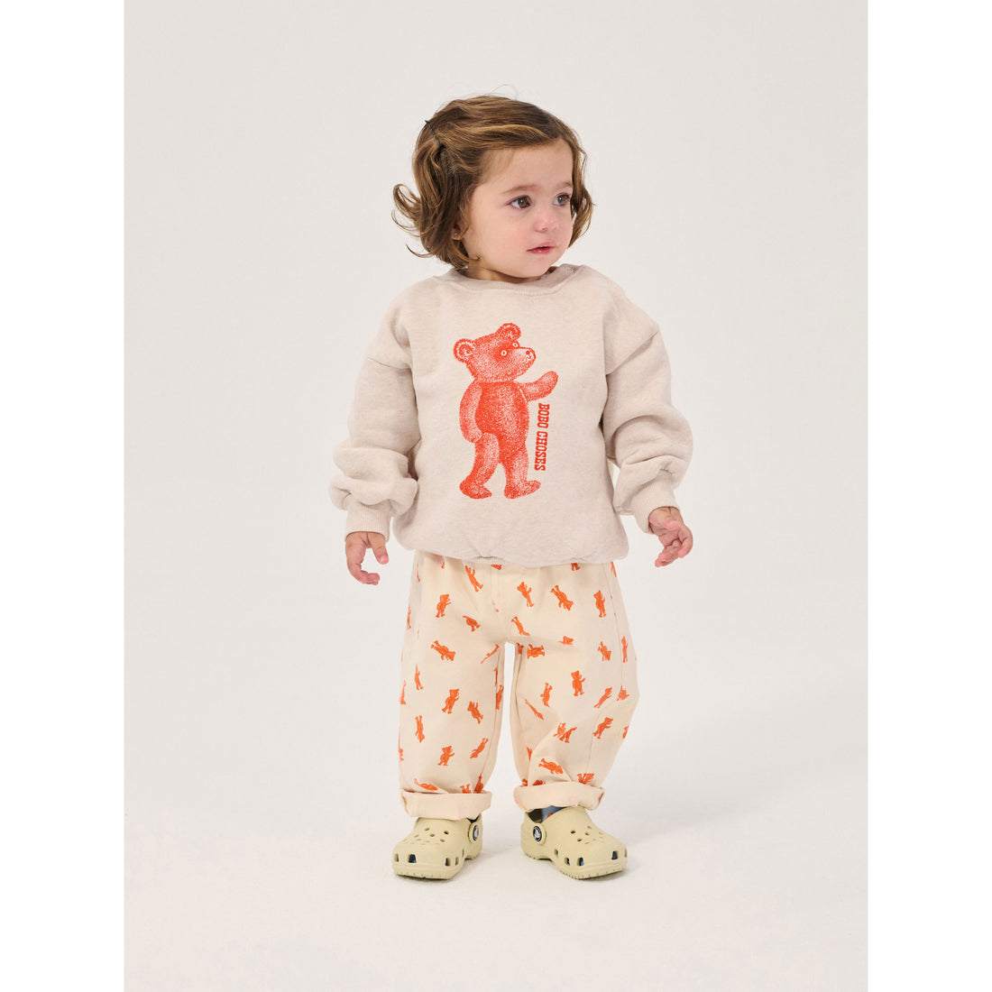 Bobo Choses Off-White Soft Paw Monster Baby Sweatshirt