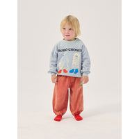 Bobo Choses Light Blue Booty Ghosts Baby Sweatshirt