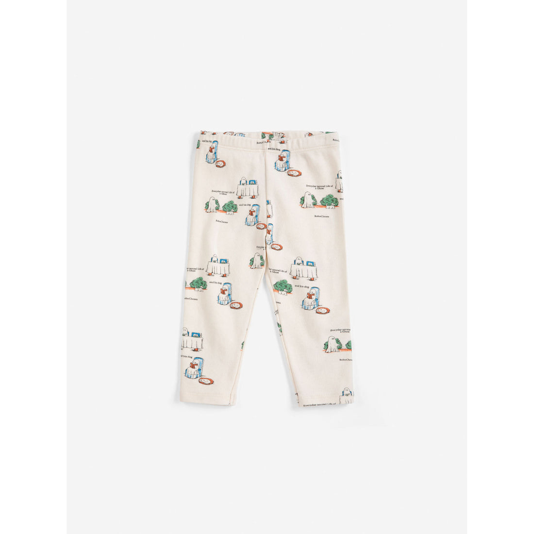 Bobo Choses Off-White Everyday Ghosts Baby Leggings