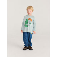 Bobo Choses Light Blue Hug Hairy Monster T-Shirt
