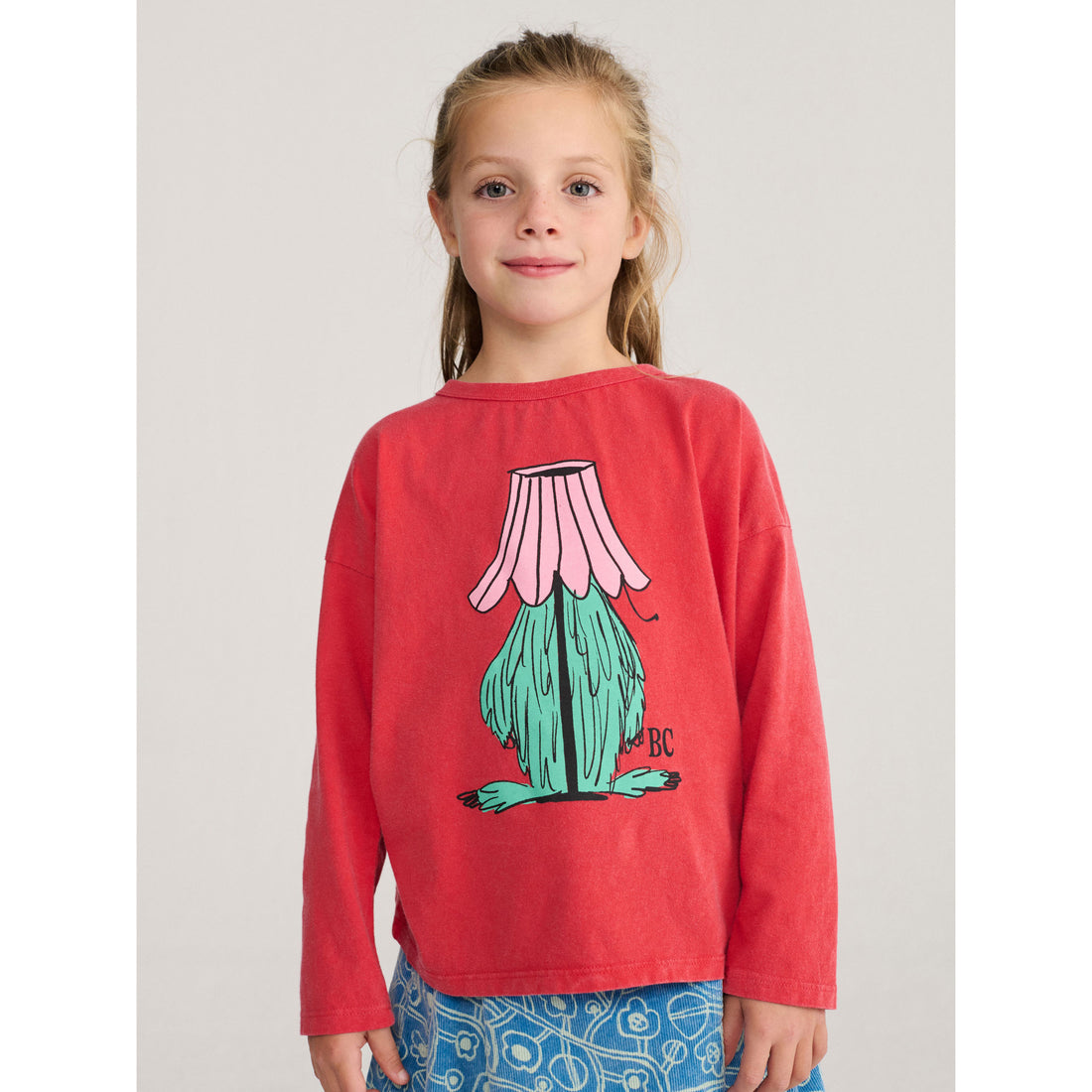 Bobo Choses Red Hidden Monster T-Shirt
