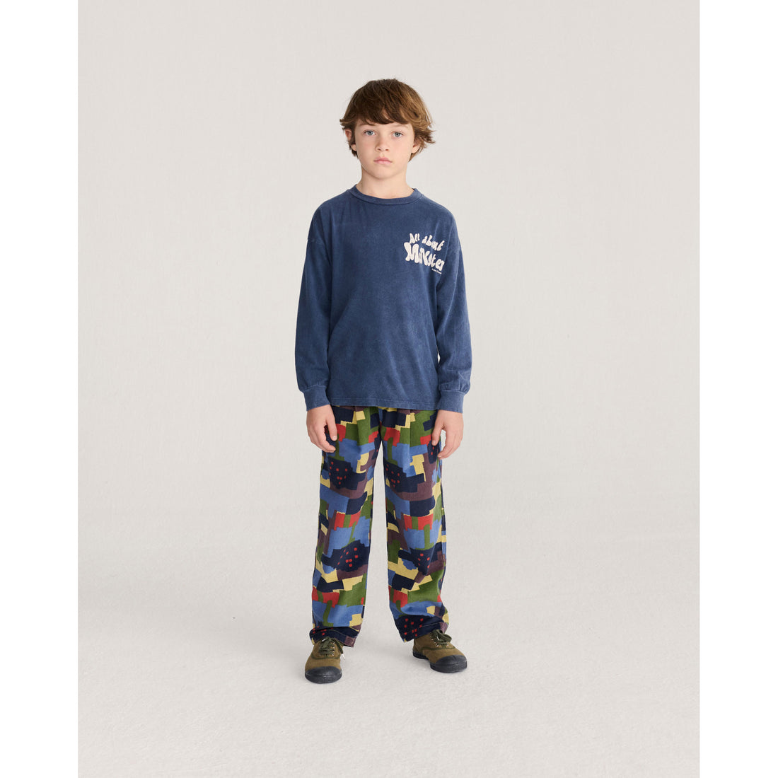 Bobo Choses Midnight Blue All About Monsters T-Shirt