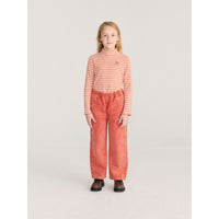 Bobo Choses Off-White Energy Flower Stripes Turtleneck
