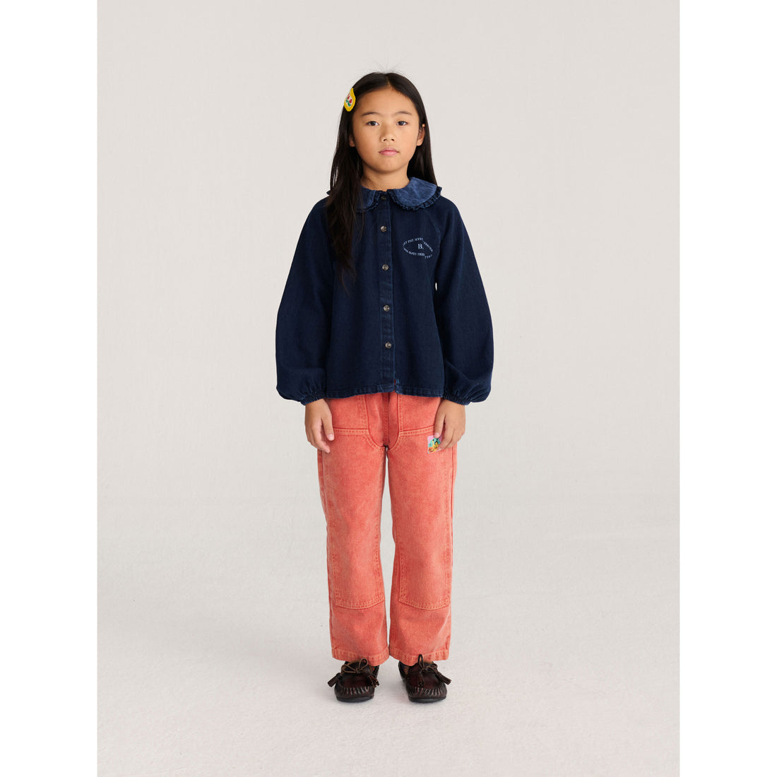 Bobo Choses Midnight Blue Mystery Bc Denim Blouse