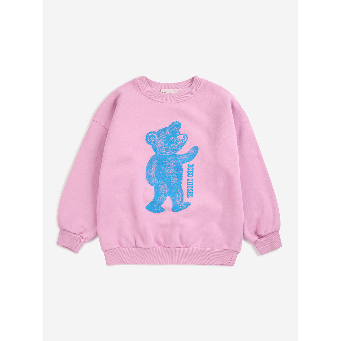 Bobo Choses Pink Soft Paw Monster Sweatshirt