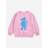 Bobo Choses Pink Soft Paw Monster Sweatshirt