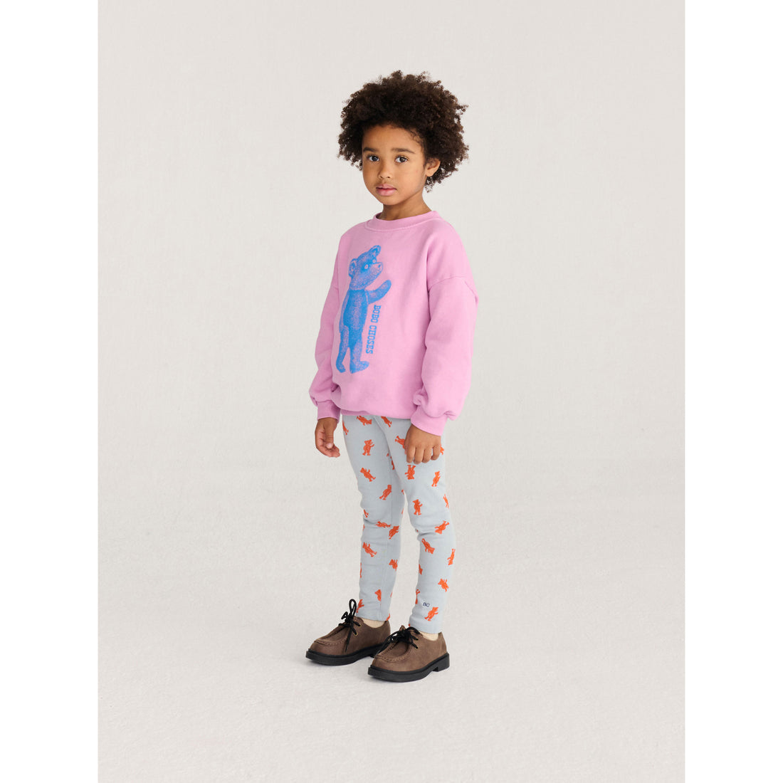 Bobo Choses Pink Soft Paw Monster Sweatshirt