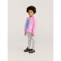 Bobo Choses Pink Soft Paw Monster Sweatshirt