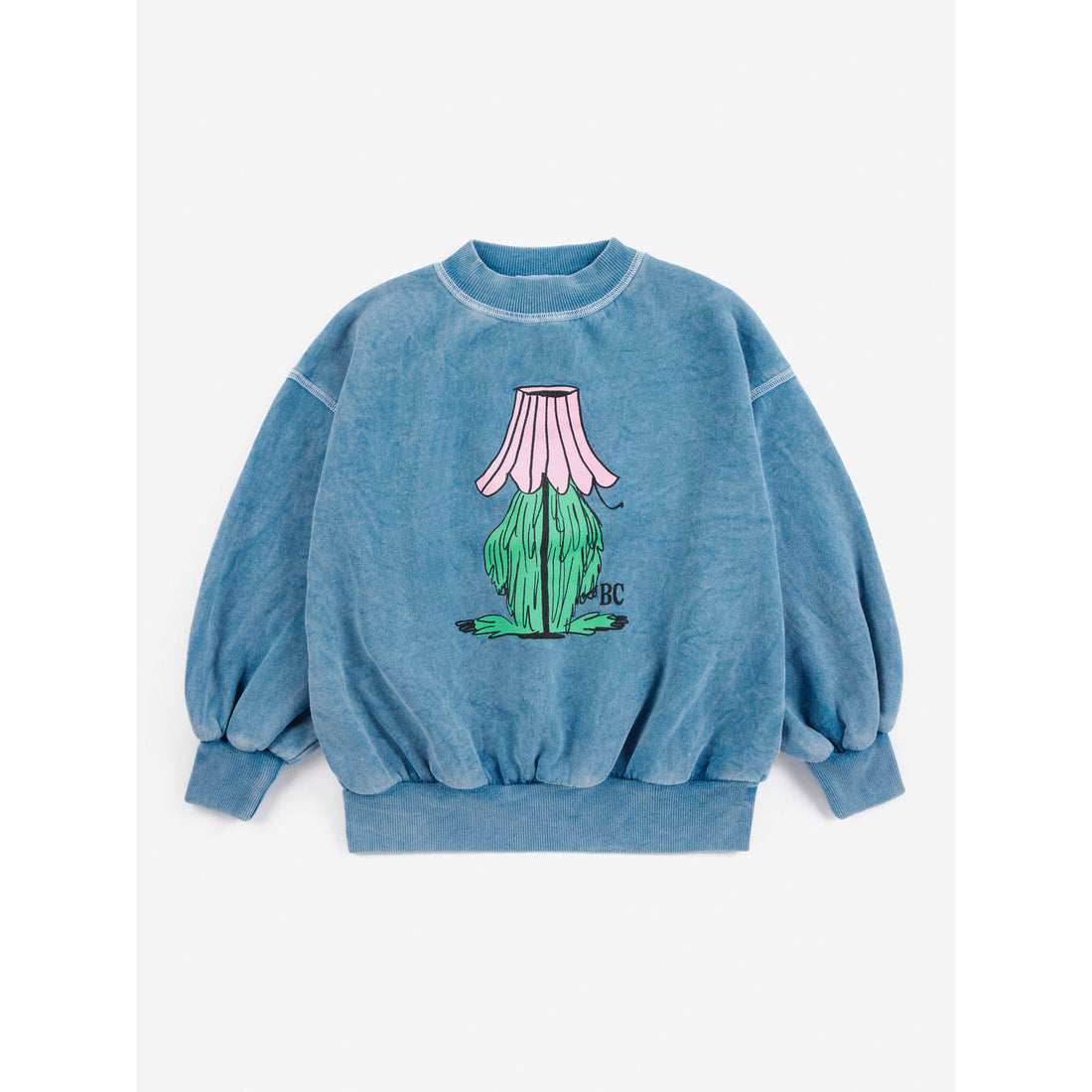 Bobo Choses Blue Hidden Monster Sweatshirt