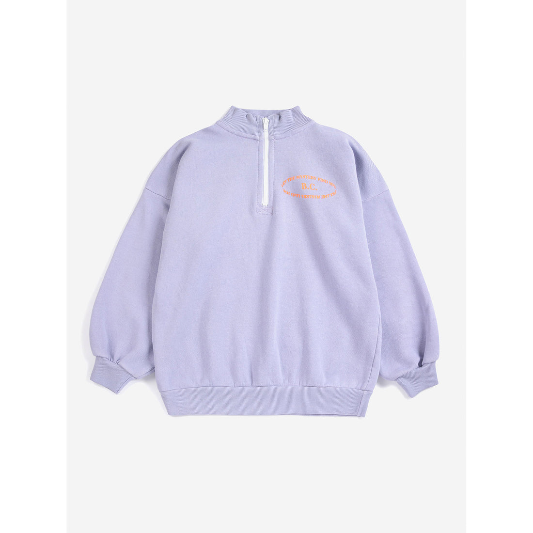Bobo Choses Lavender Mystery Bc Half Zipped Sweatshirt