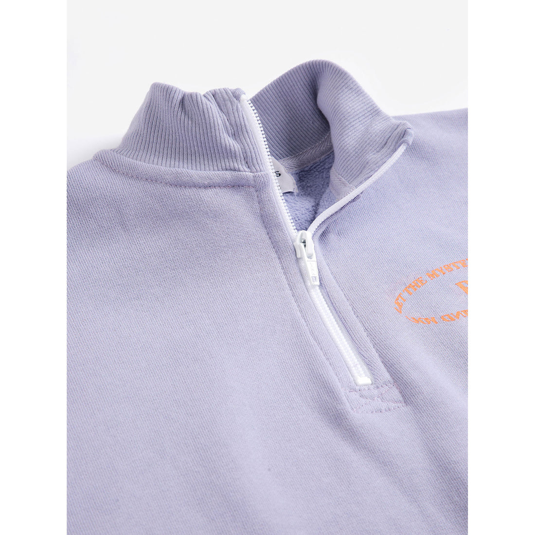 Bobo Choses Lavender Mystery Bc Half Zipped Sweatshirt