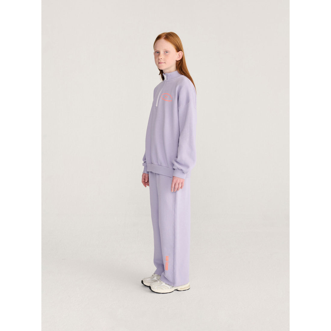 Bobo Choses Lavender Mystery Bc Half Zipped Sweatshirt