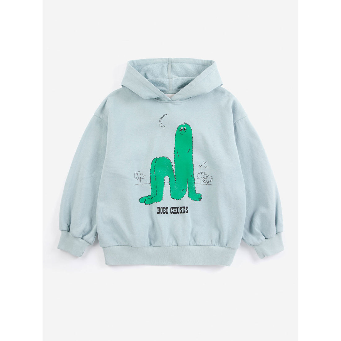 Bobo Choses Light Blue Puff Hoodie