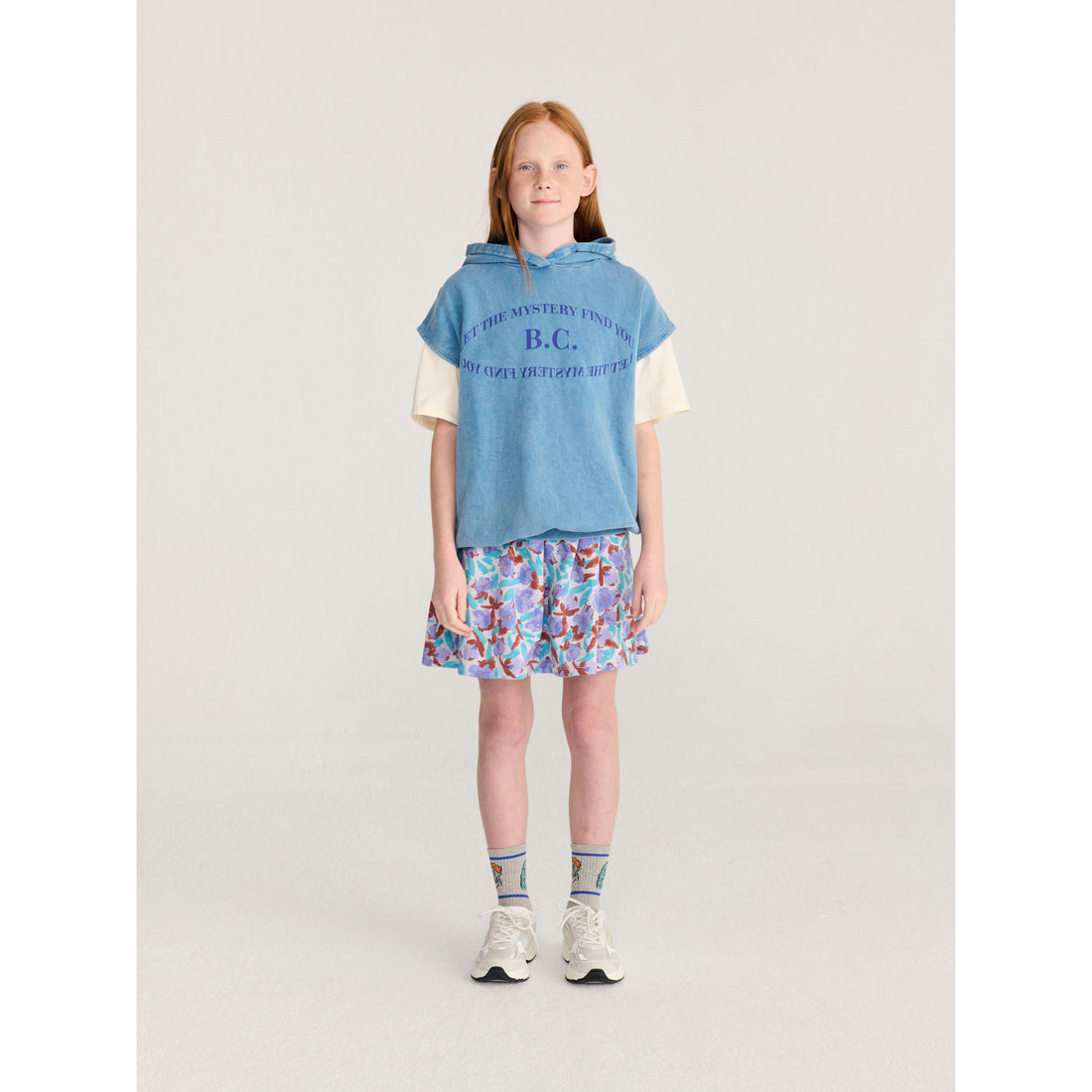 Bobo Choses Lavender Watercolor All Over Skirt