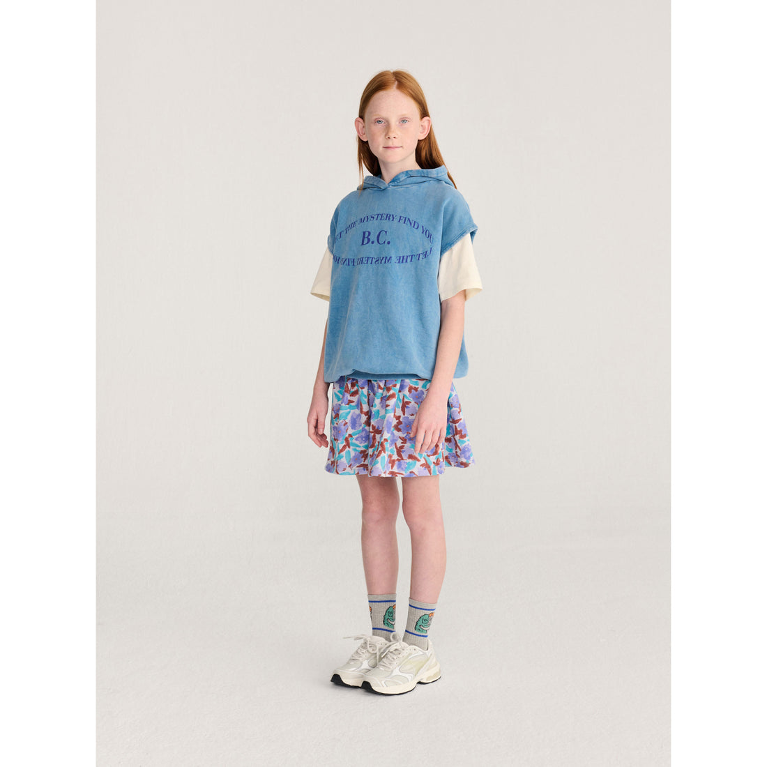 Bobo Choses Lavender Watercolor All Over Skirt