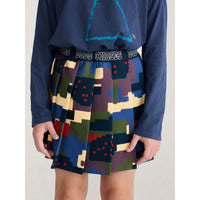 Bobo Choses Multicolor Paint Forest Pleated Skirt