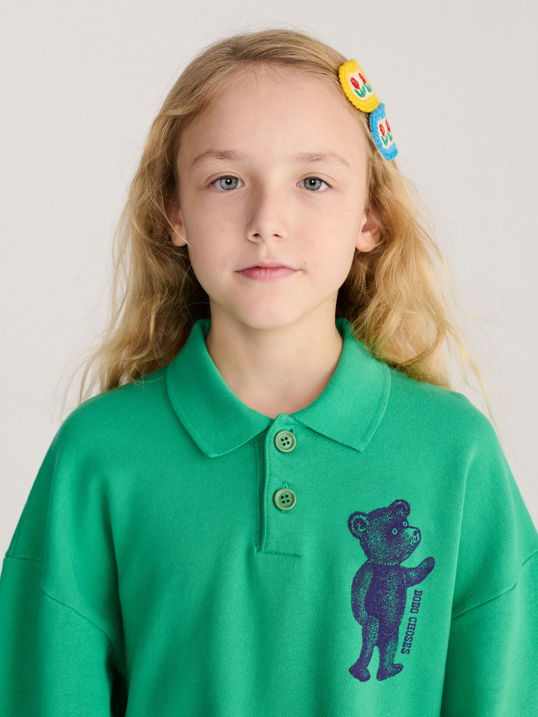 Bobo Choses Green Soft Paw Monster Dress